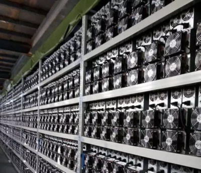Vast arrays of Bitcoin mining farms in Singapore, illustrating scalable and secure hosting environments