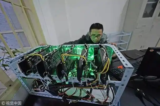 Mining farm showcasing multiple hosting services