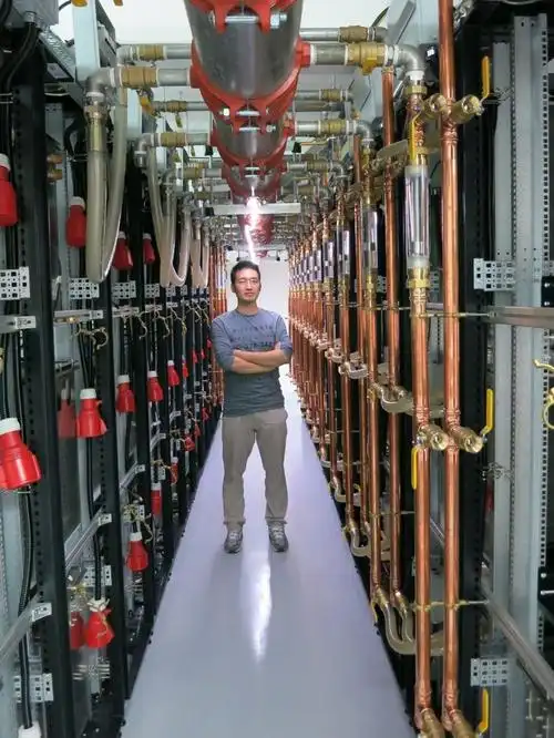 A powerful mining rig with multiple GPUs, showcasing the hardware used in cryptocurrency mining.